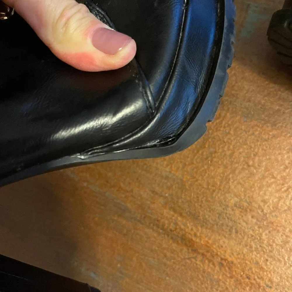 ShoeDazzle High Heels Ankle Boots Sz 9 - Picture 9 of 10